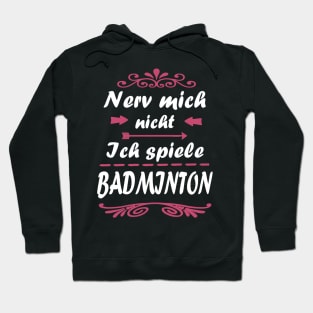 Badminton Mädchen Federball Frauen Doppel Hoodie